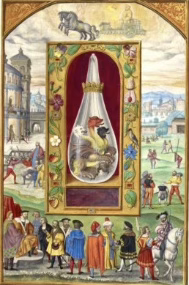 Splendor Solis, three lions
