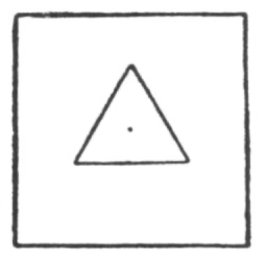 A Diagram of a Triangle inside a Square